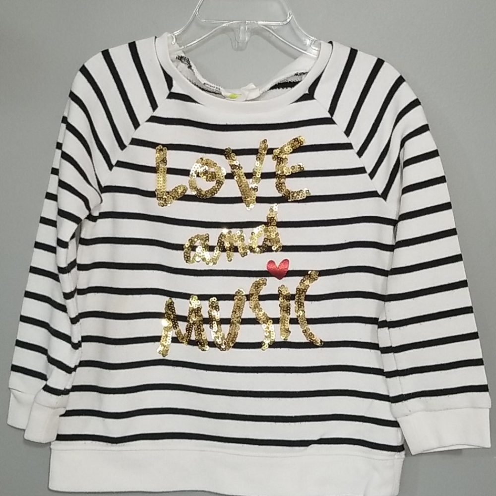 Crazy 8 Long Sleeve Shirt Love and Music Design